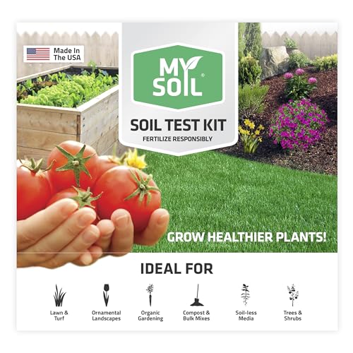 Mysoil Soil Test Kit, Unlock Your Lawn &amp;amp; Garden Potential, Complete &amp;amp; Accurate Nutrient and Ph Analysis With Recommendations Tailored to Your Soil and Plant Needs