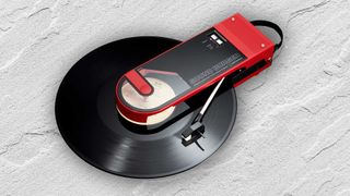 This is not a toy! In fact this limited-edition battery-powered turntable turns out to be something of a burger king
