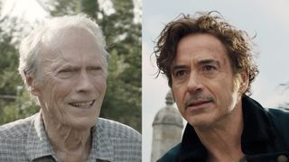Clint Eastwood in one of his final acting roles in The Mule (2018), Robert Downey Jr in Doolittle (2020).