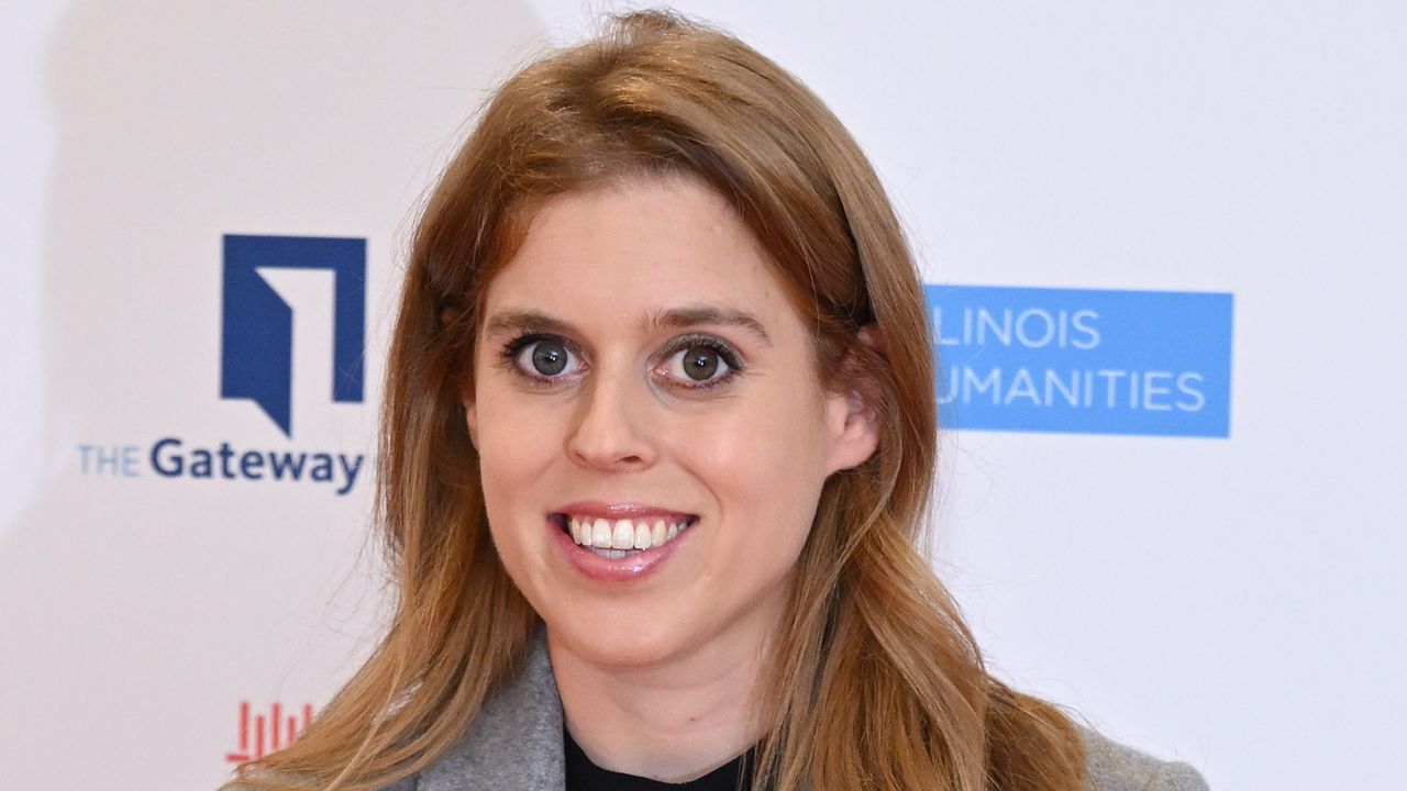 Princess Beatrice attends the &quot;Confetti&quot; UK Premiere at BAFTA on October 20, 2022