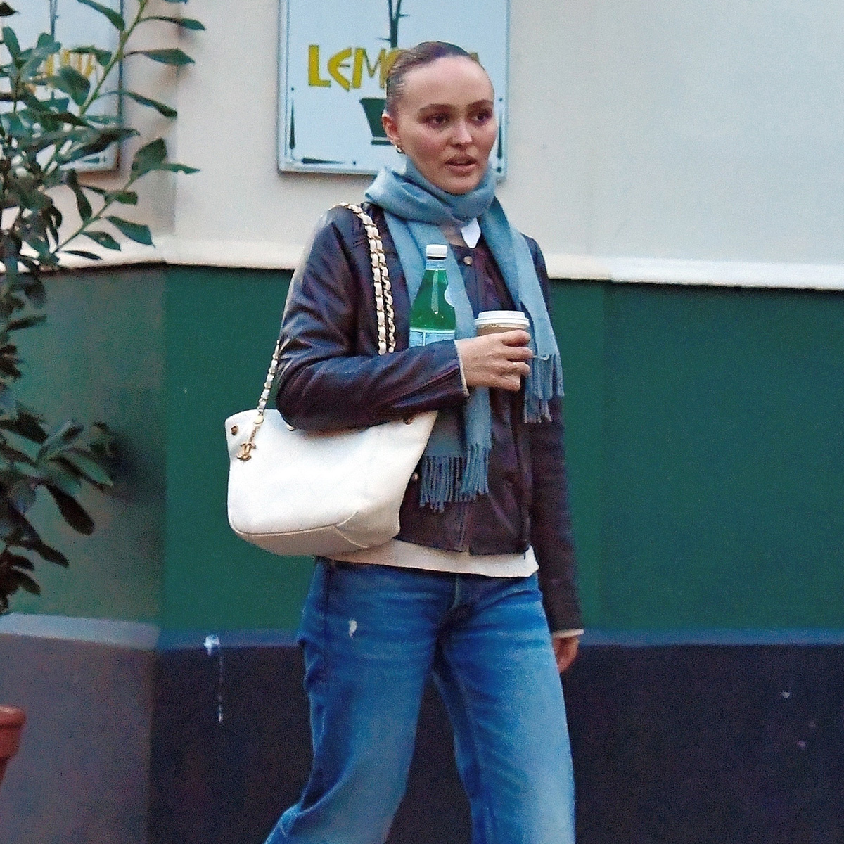 Lily Rose Depp in ugg boots
