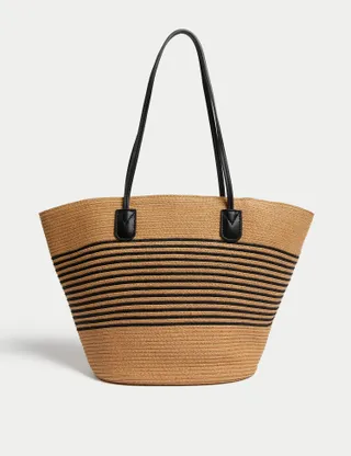 M&S Straw Bags