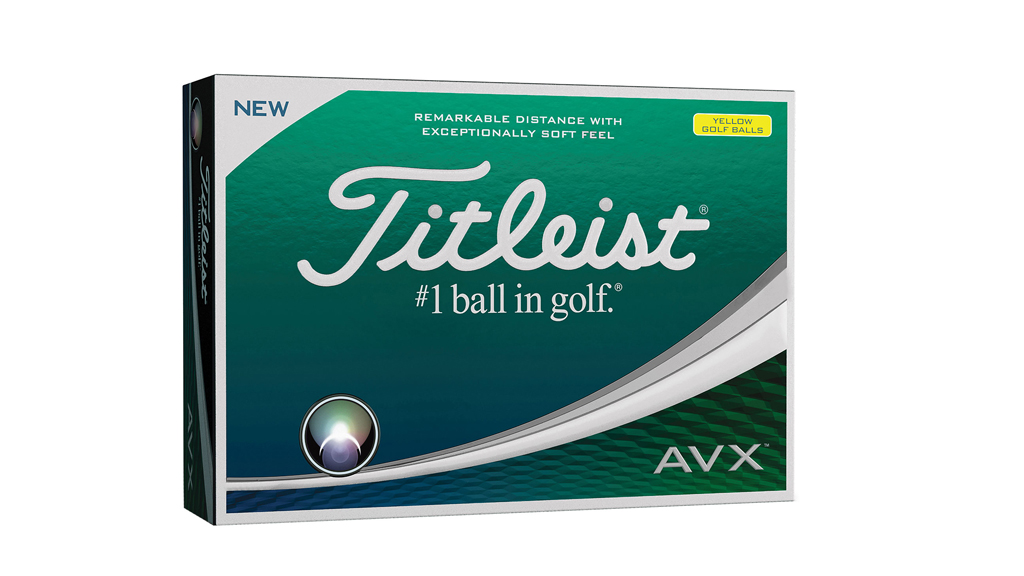 Titleist AVX on white background