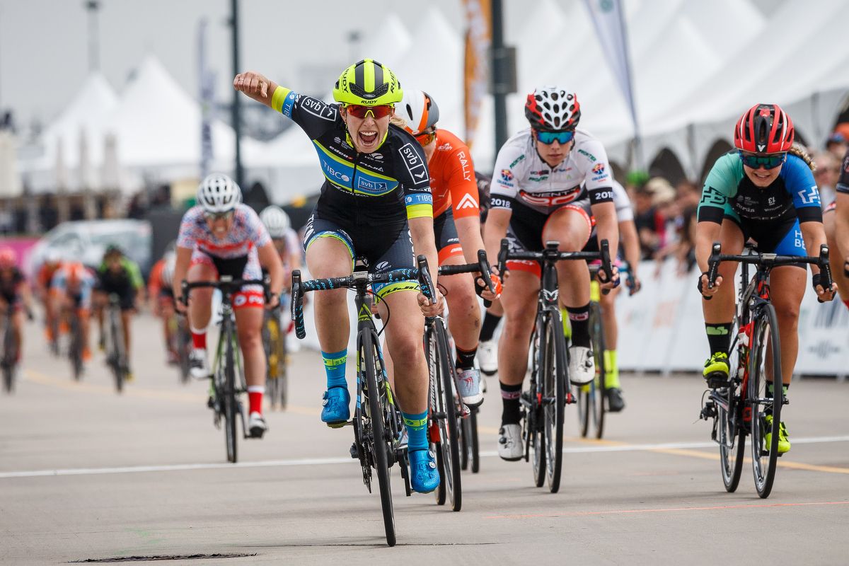 Jennifer Valente wins stage 4 of the Colorado Classic