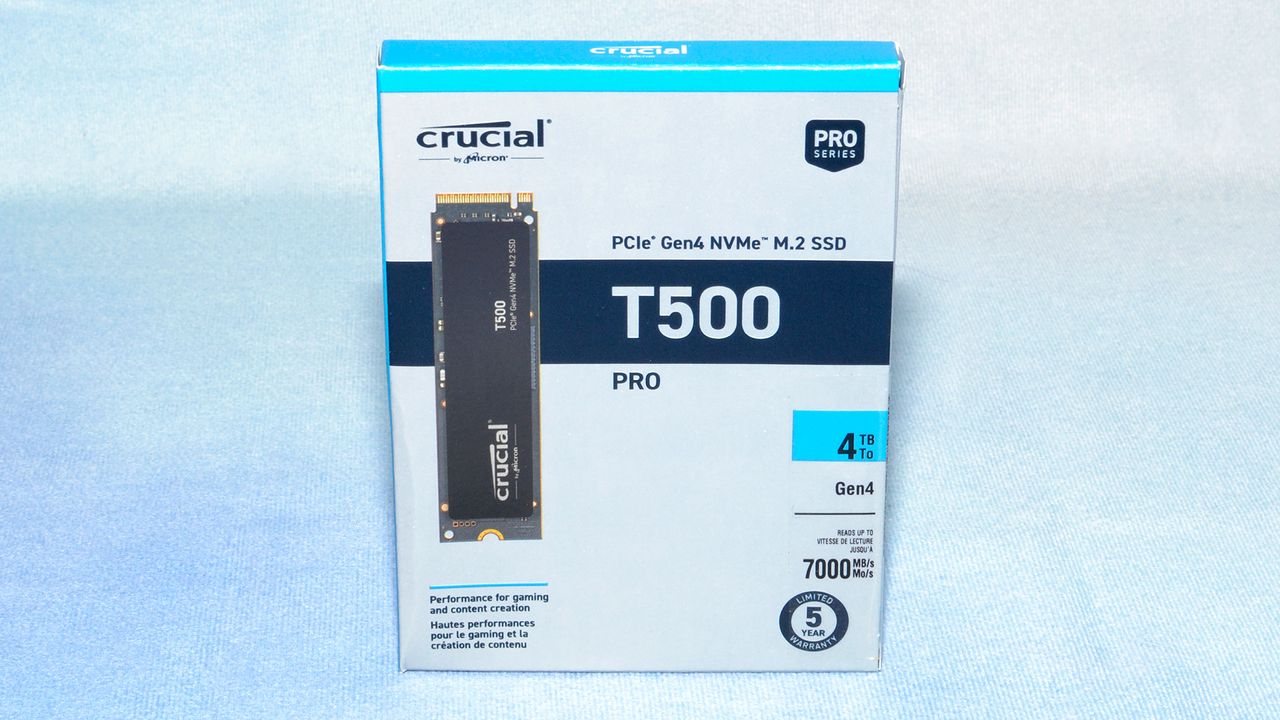 Crucial T500 4TB SSD