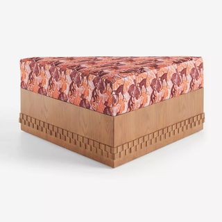 LALA Reimagined Velvet Ottoman