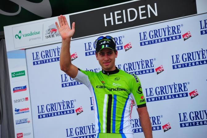 Peter Sagan in the podium