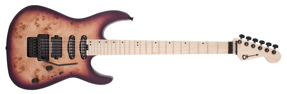 Charvel Pro-Mod DK24 HSS FR M Poplar in Purple Sunset