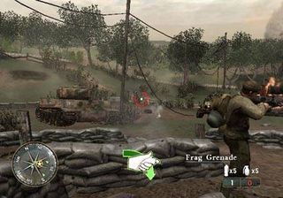 Call of Duty 3 for the Wii is extremely difficult to control with the Wii Remote. Even though several features incorporate the Wii Remote, such as grenade tossing and hand-to-hand combat, the design is clunky.