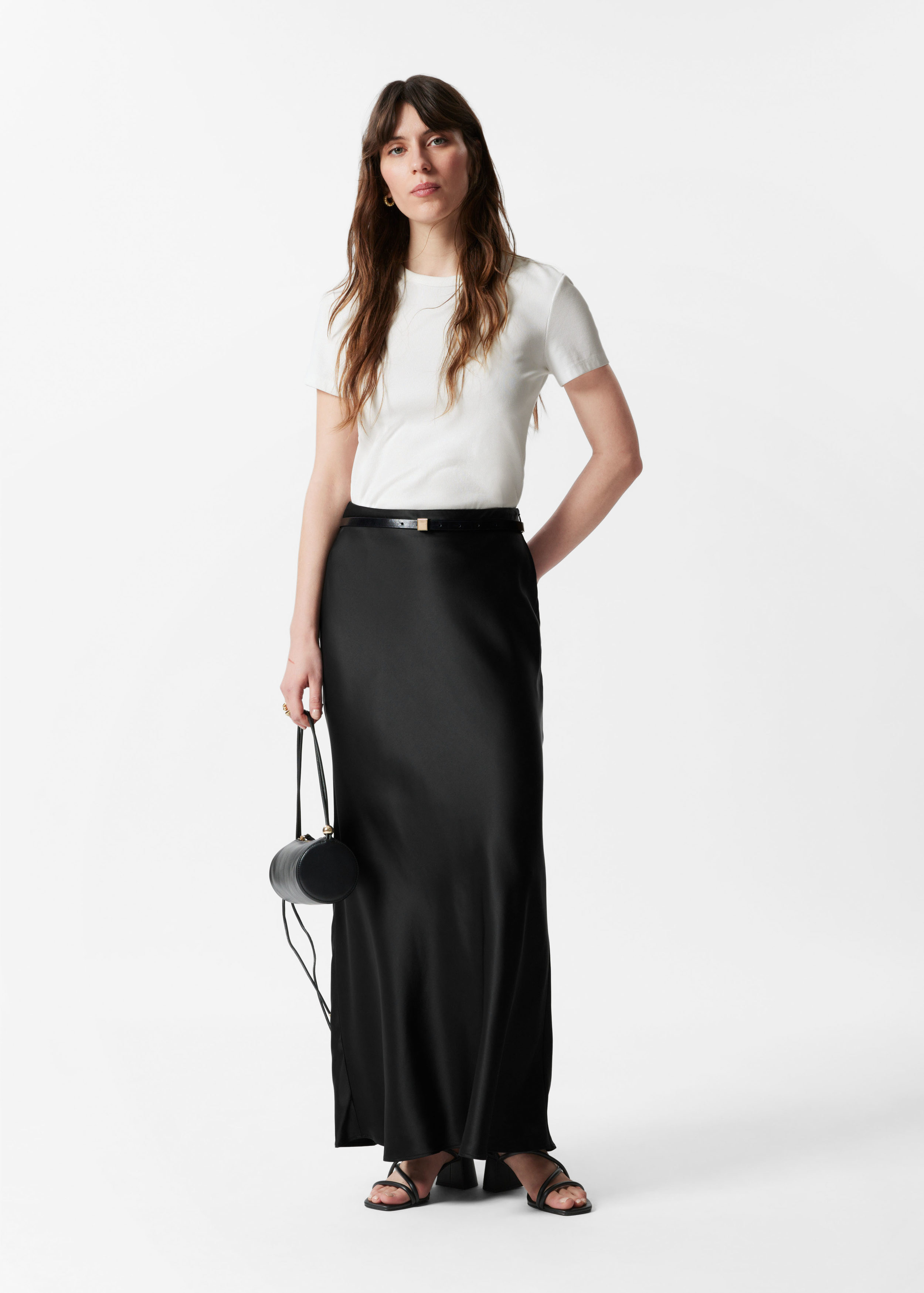 Satin Maxi Skirt