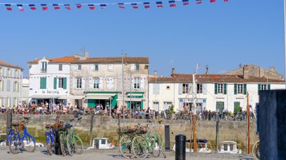 The quaint village and harbour of Saint Martin de Re on the Ile de Re in France