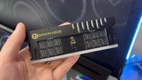 A photo of Biwin's Origin Code brand of DDR5 memory kits, as displayed at Computex 2026