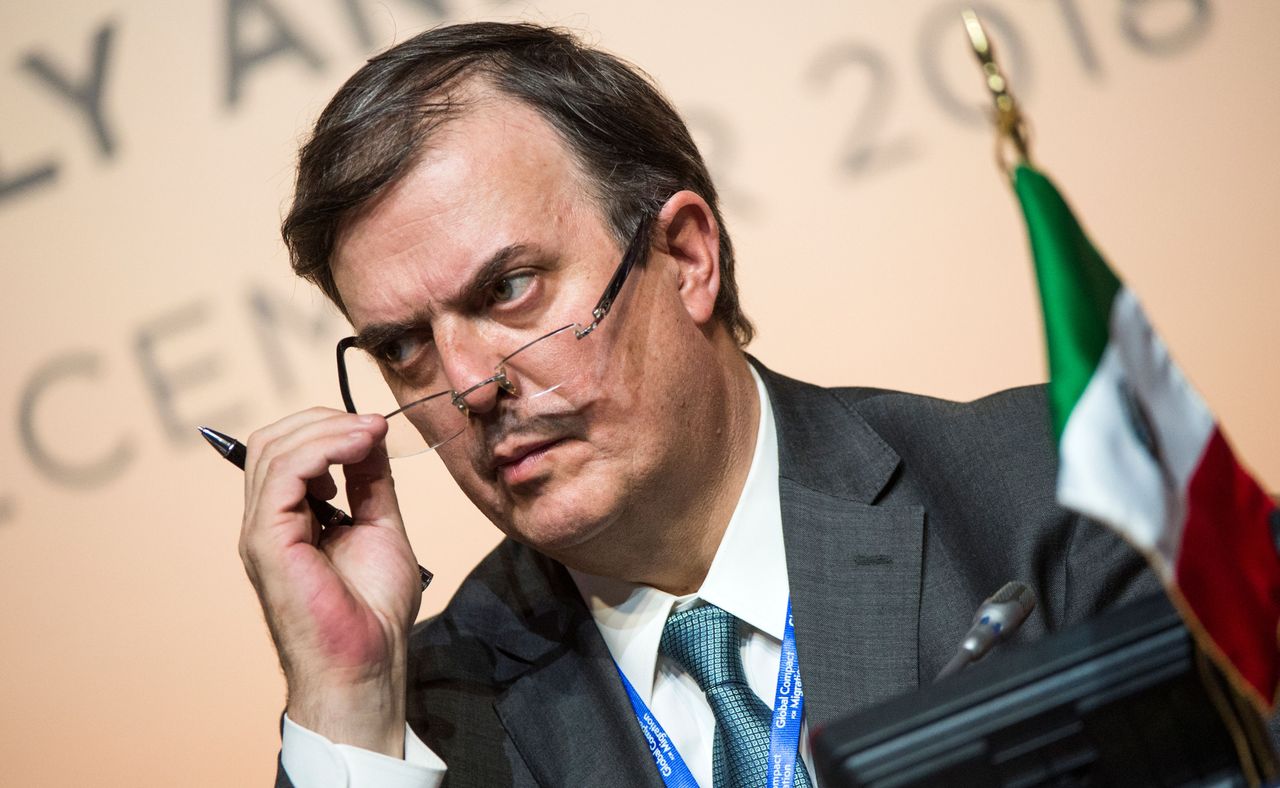 Mexican Foreign Minister Marcelo Ebrard.