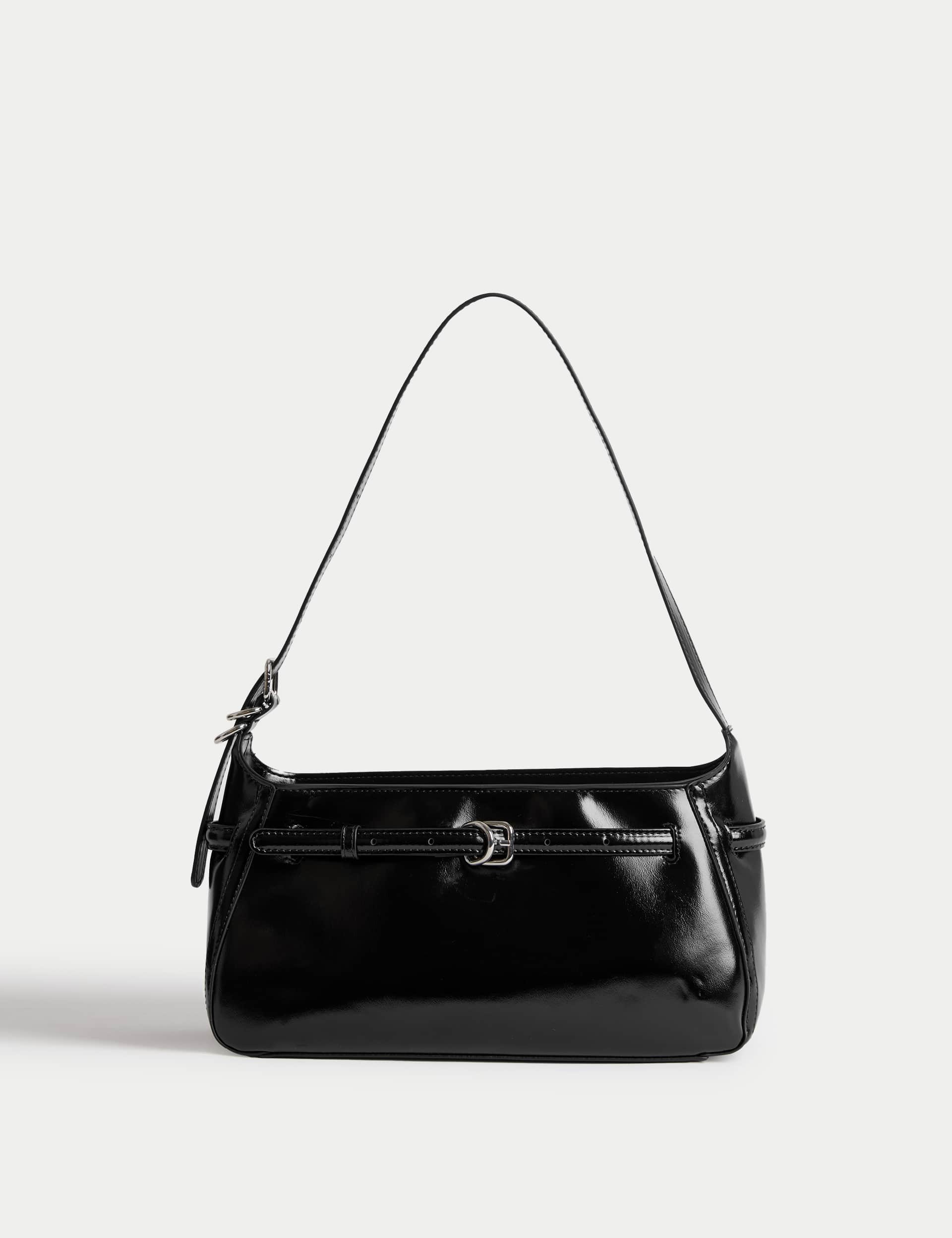 Buckle Baguette Bag