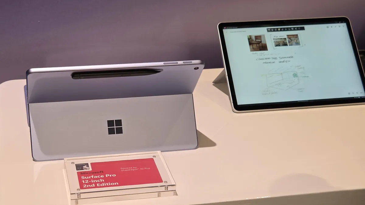 Планшет Microsoft Surface Pro 12 в трех цветовых вариантах
