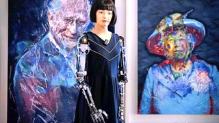 AI-Da's AI-generated portrait of King Charles III