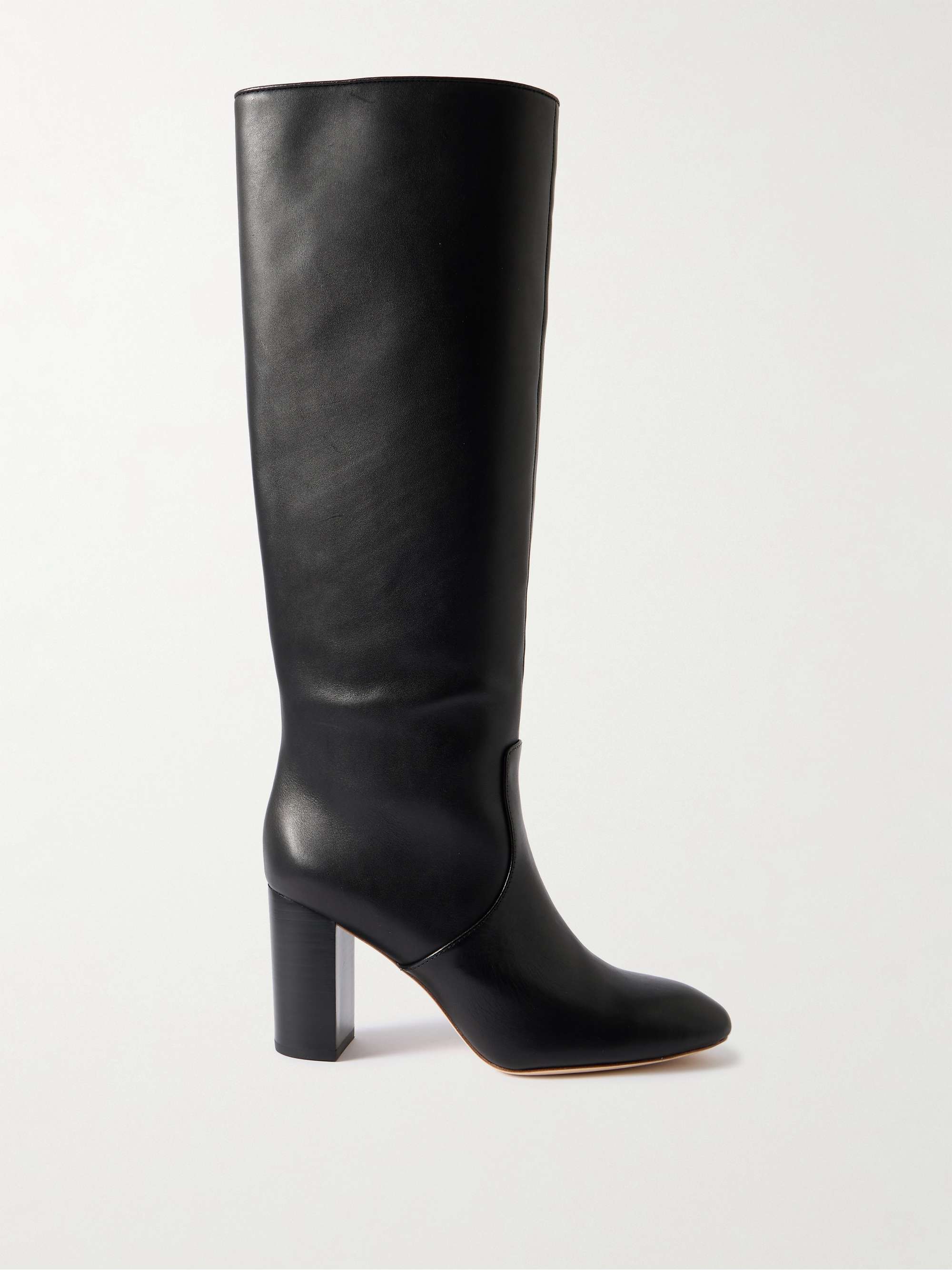 Goldy Leather Knee Boots