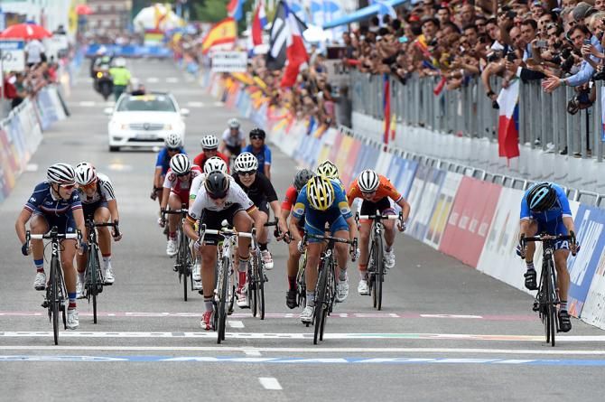 The sprint finish