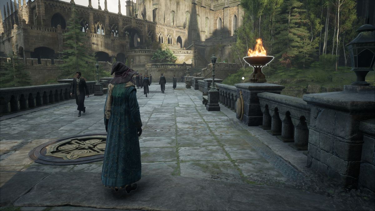 Hogwarts Legacy: How To Solve The Viaduct Courtyard Bridge Puzzle