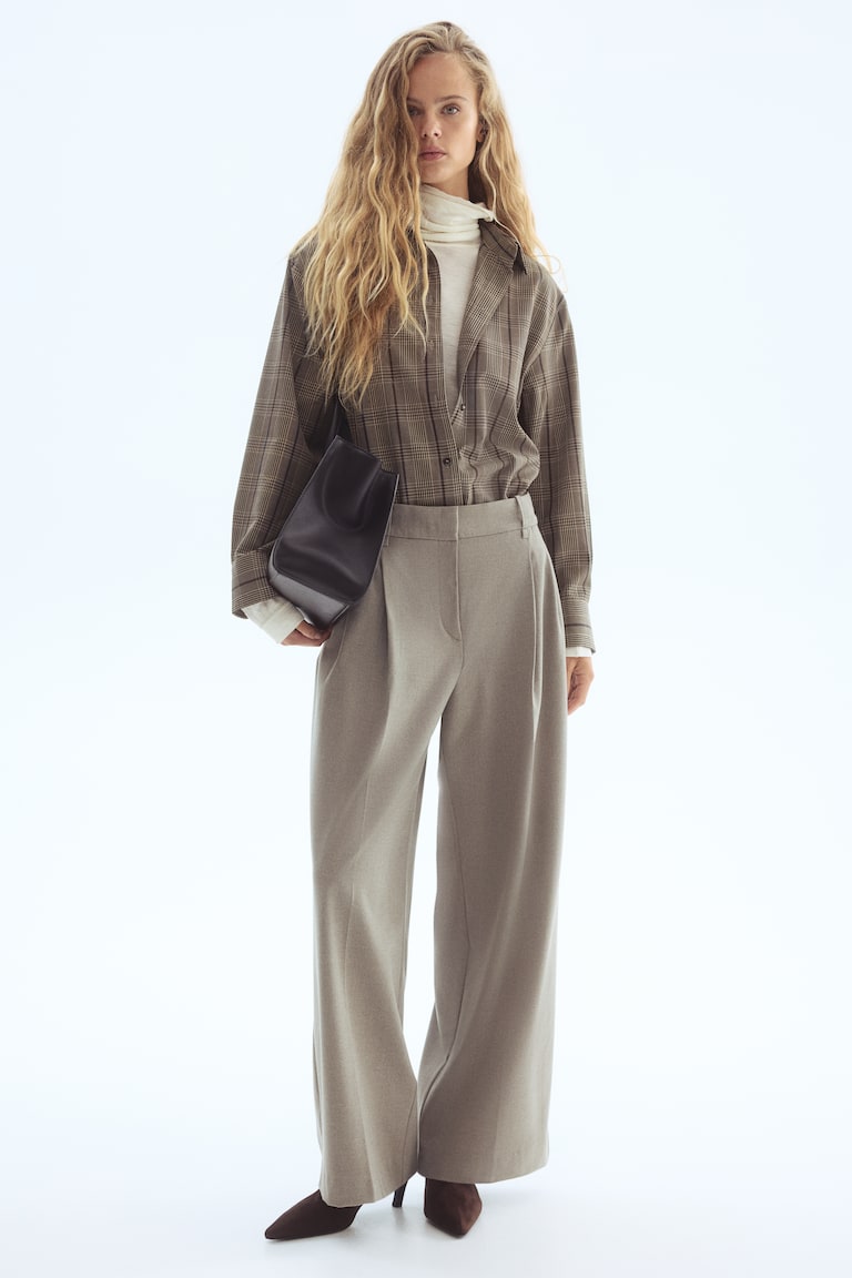 Wide Tailored Trousers