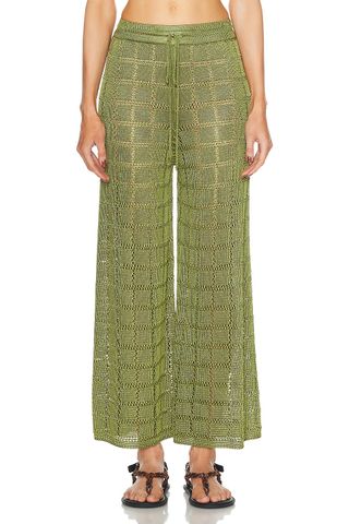 Calle Del Mar, Crochet Patchwork Pant