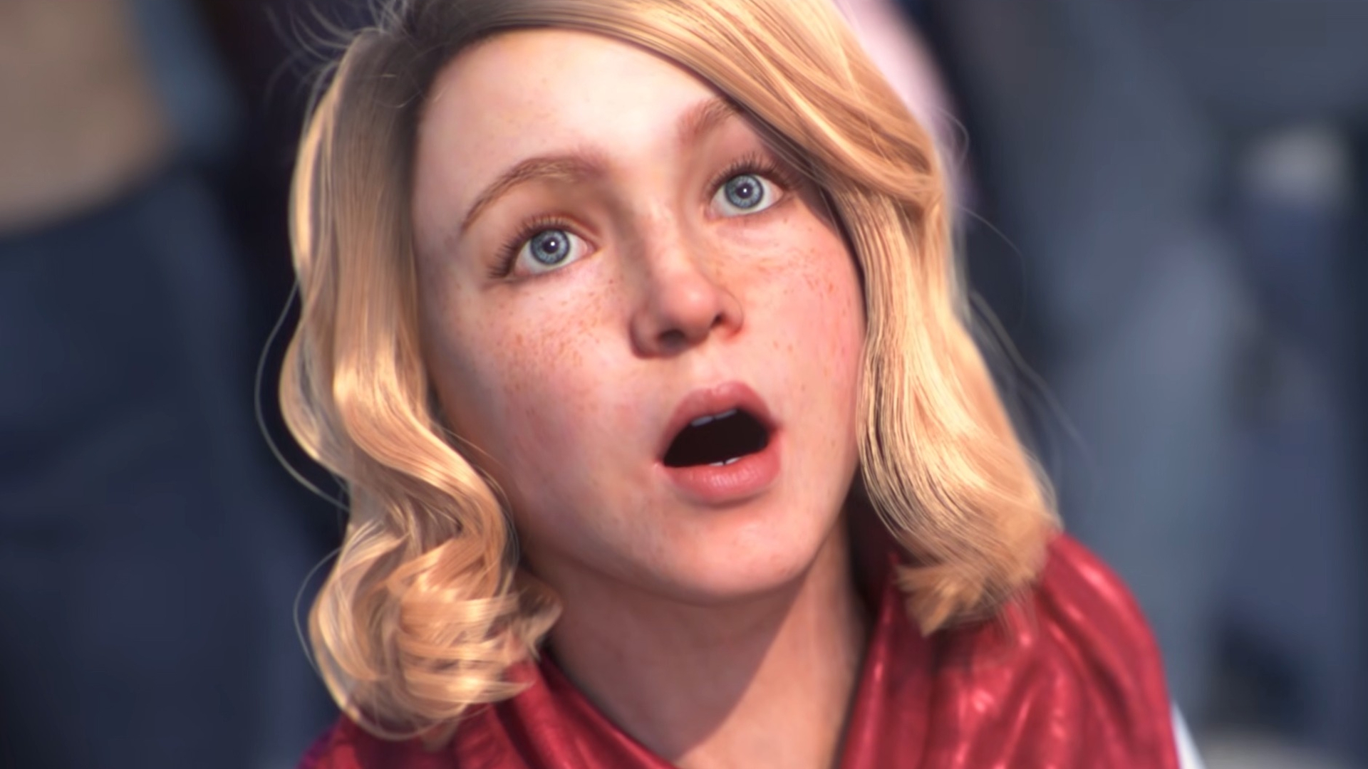 Destiny 2 NPC watches the sky mouth agape
