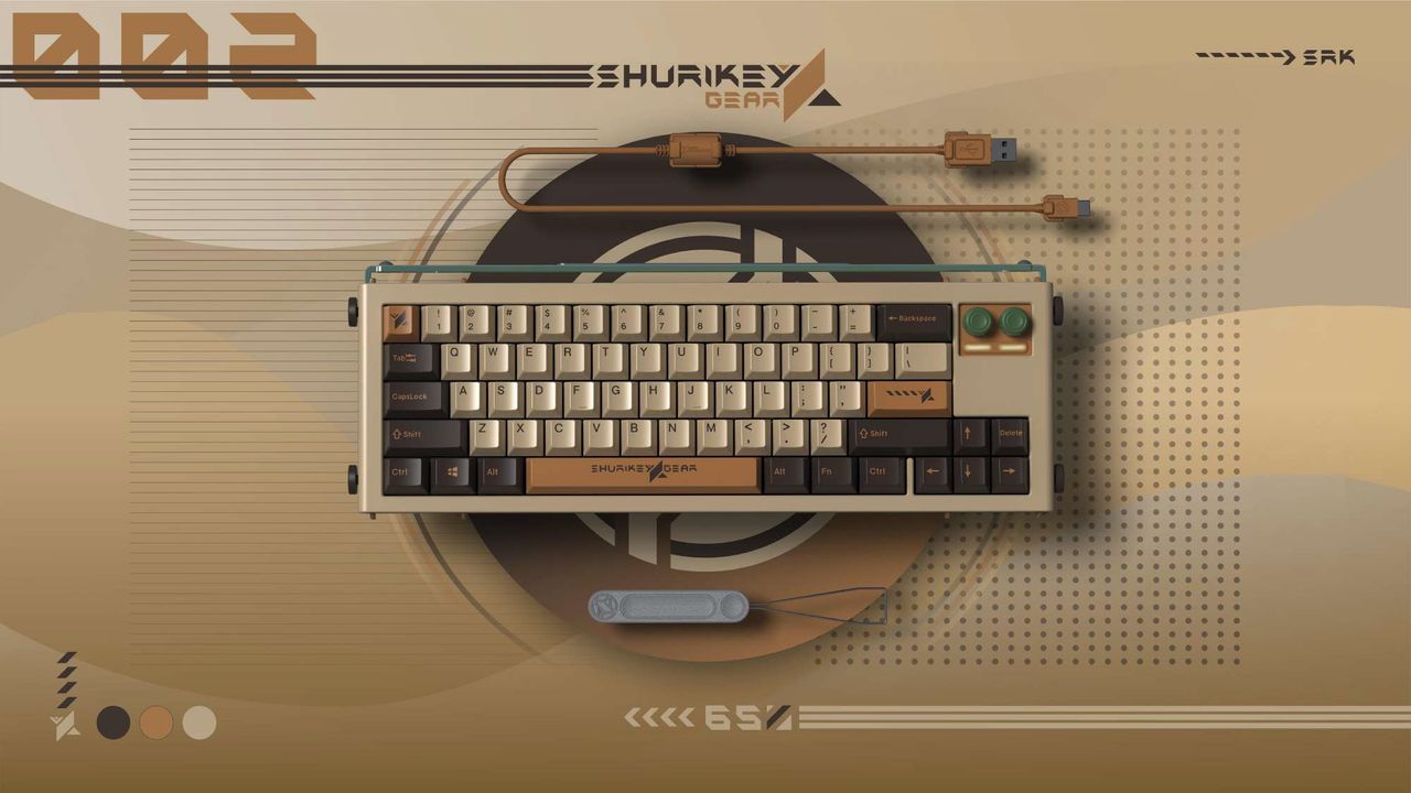 Shurikey Gear Hanzo mechanical keyboard