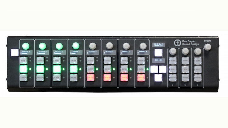 Dan Dugan Sound Design Releases Control Surface for Automixers