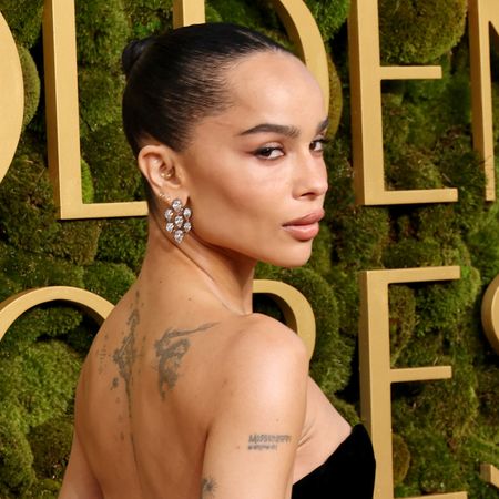 BEVERLY HILLS, CALIFORNIA - JANUARY 05: Zoë Kravitz attends the 82nd Annual Golden Globe Awards at The Beverly Hilton on January 05, 2025 in Beverly Hills, California. 