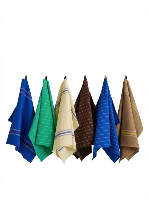 Canteen Striped Cotton Tea Towel