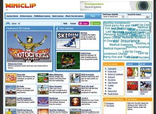 Miniclip's old website