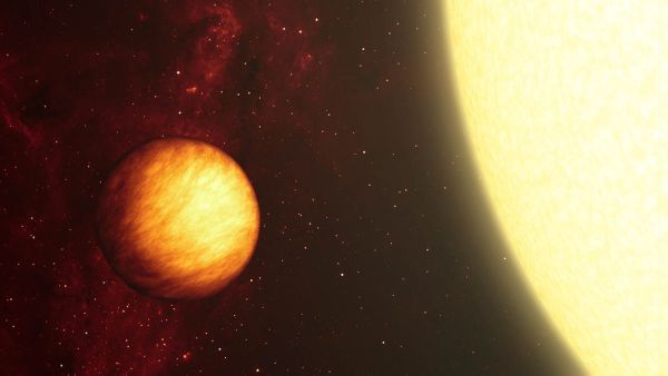 Upsilon Andromedae b is an exoplanet of varying extremes of temperature. Its dayside which permanently faces its parent star experiences hellishly high temperatures, whilst its nightside is below freezing. 