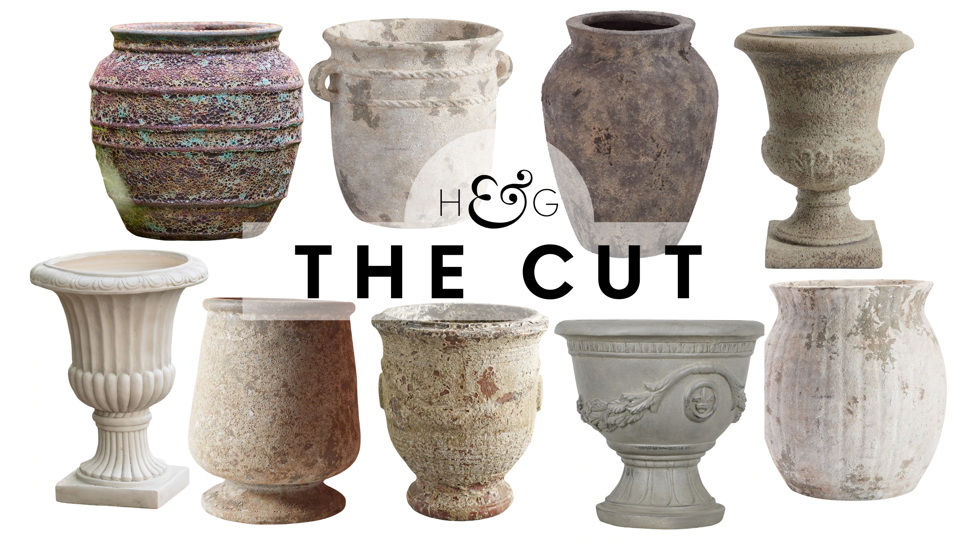 The Cut antique-style planters hero image