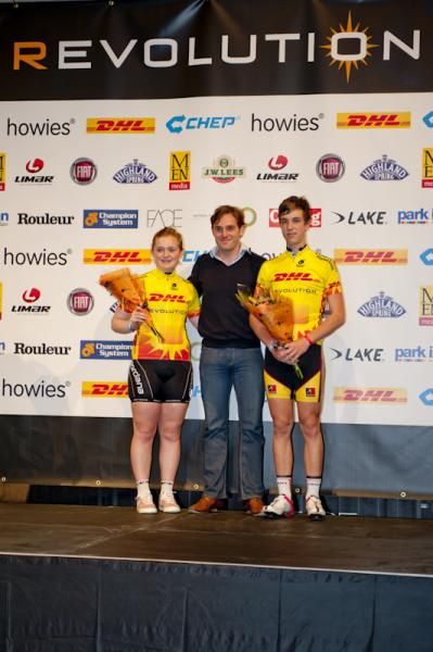 Current DHL Future Stars leaders Emily Kay and Oliver Wood