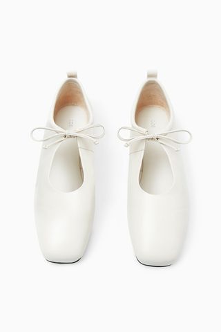 Lace-Up Ballet Flats