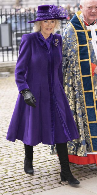 Camilla, Duchess of Cornwall attends the annual Commonwealth Service