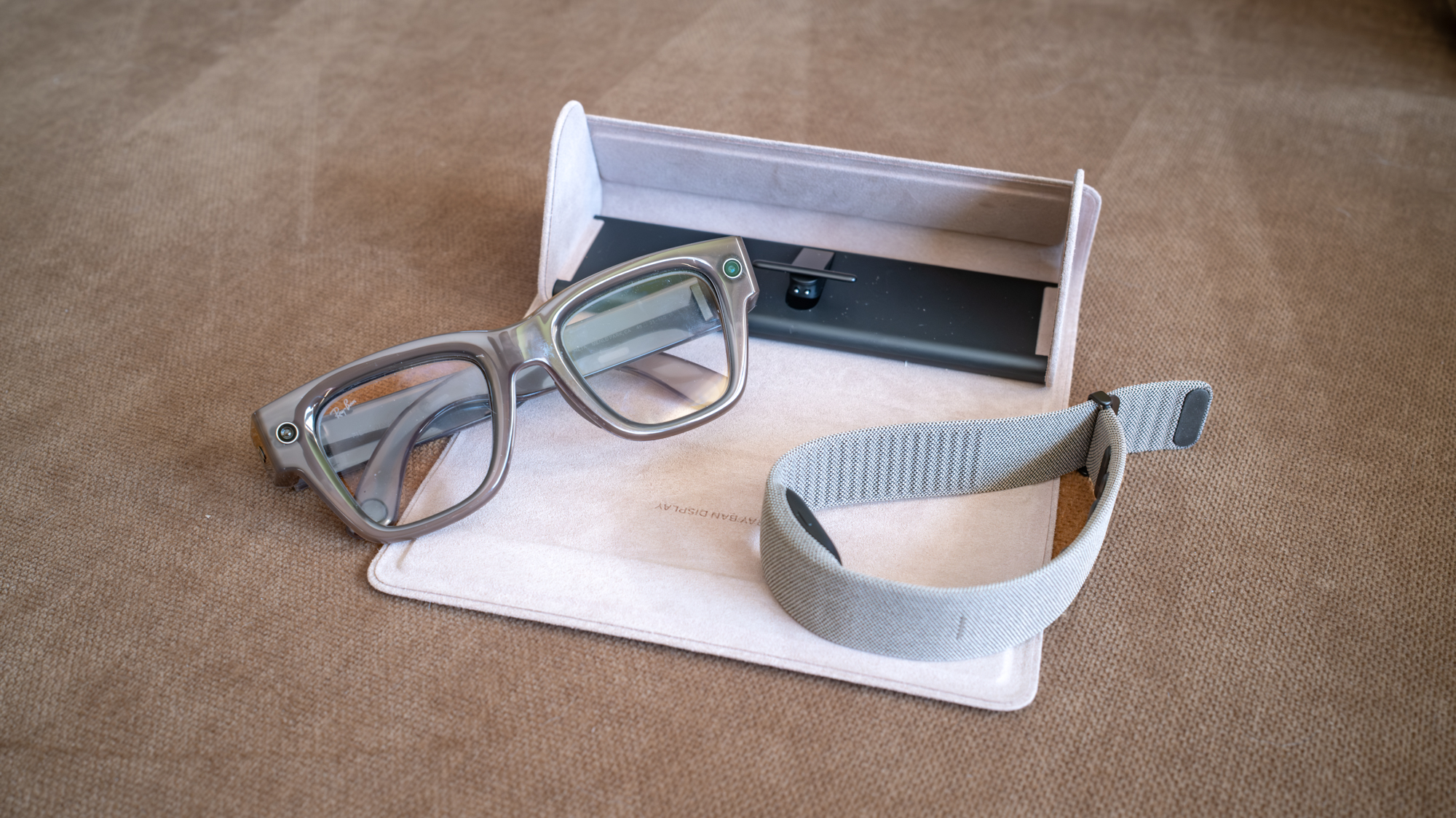 meta Ray-Ban Display with charging case and neural band