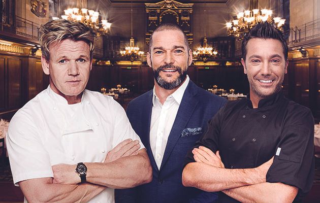 Gordon Ramsay and Gino D’Acampo create Christmas dinners for 100 deserving diners in a battle to be named Banquet Champion.