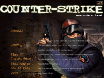 OG CS title screen.