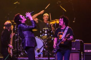 'Tremendous force': Glenn Hughes and Steve Lukather in action
