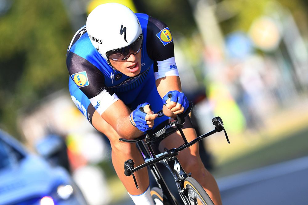 Marcel Kittel on his way to 9th during stage 2 at the Eneco Tour