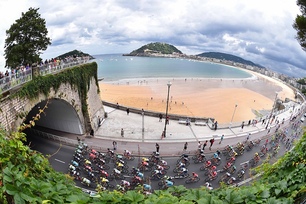 The San Sebastian coast