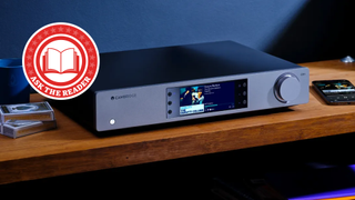 Cambridge Audio streamer with Ask the Reader logo