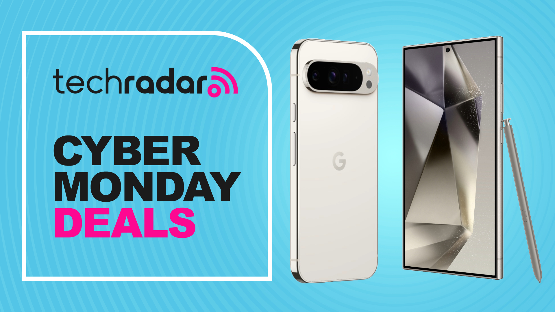 Cyber Monday phone deals hero image