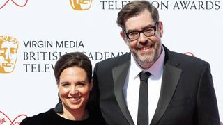 Richard Osman with his wife Ingrid Oliver