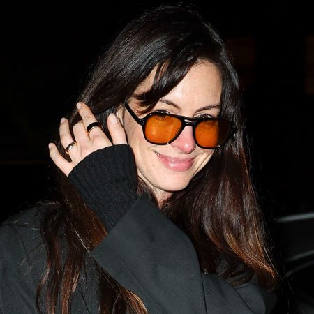 NEW YORK, NEW YORK - NOVEMBER 01: Anne Hathaway is seen in SoHo on November 01, 2024 in New York City. 