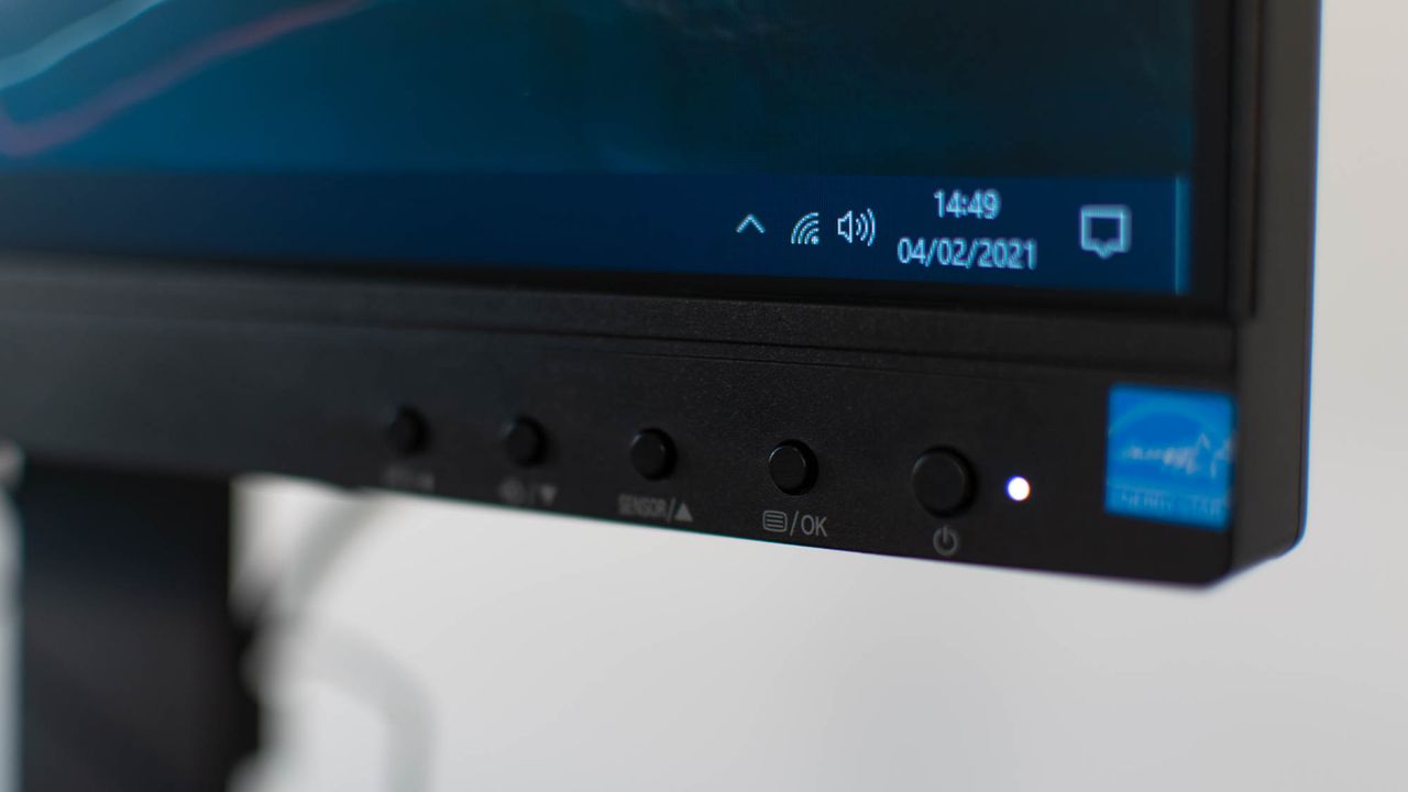 Philips 243B9 OSD control buttons