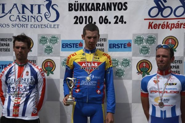 Peter Kusztor in the Hungarian national champion's jersey.