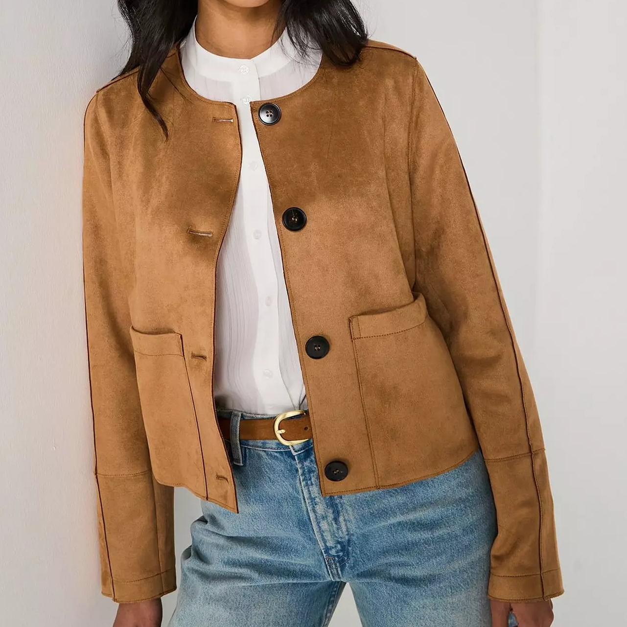 Very Faux Suede Jacket