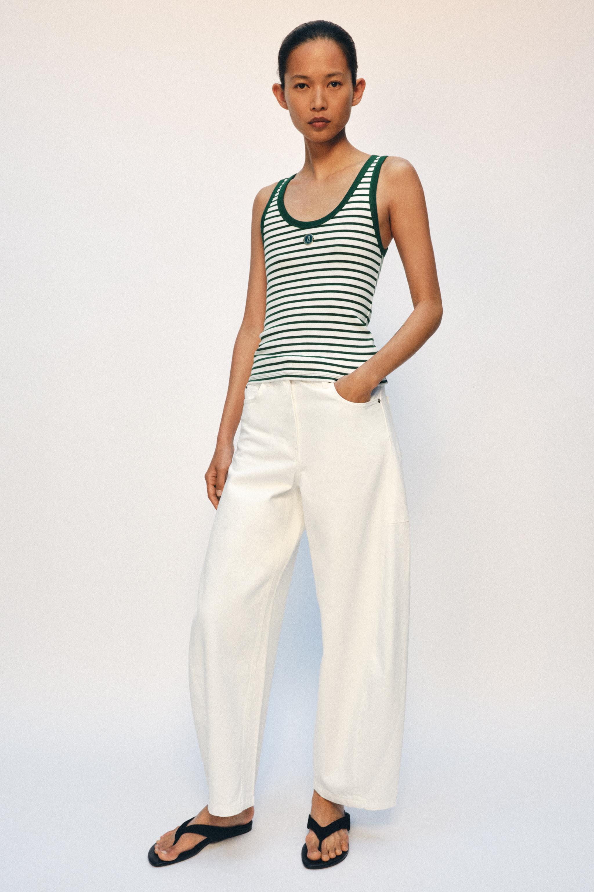 Za Striped Top